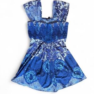 RHOC Sky Baby Doll Crochet Tank Top